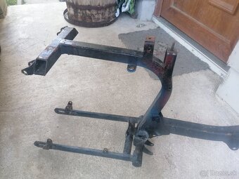 Predám rám so zadnou vidlicou na Jawa 23 mustang - 2
