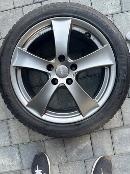 R17 Dezent TTX9 Elektrony + Zimné gumy Dunlop 205/50/R17 - 2