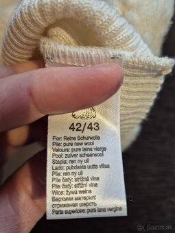 Ponožky zo 100% strižnej vlny - ovca vel 42/43 - 2