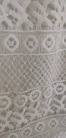 Biele čipkované šaty veľkosť S/M - 2