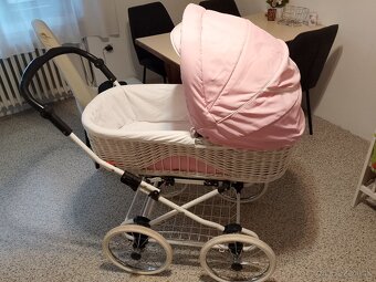 Retro prútený kočík - 2