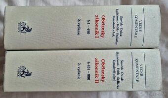 Občiansky zákonník I II Števček Dulák - 2