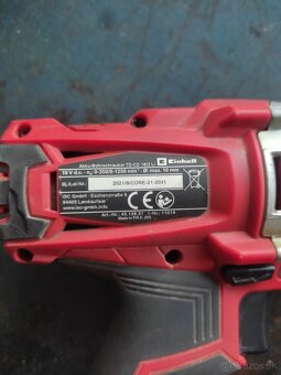 aku vrtacka Einhell Power X-Change TE-CD - 2