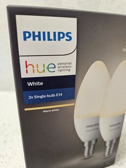 SADA 2x LED Stmievateľná žiarovka Philips Hue WHITE E14/5,5W - 2