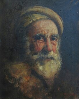 OBRAZ - Olejomaľba - Portrét muža - 2