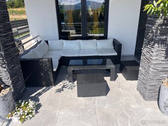Záhradné sedenie Ratan Black - 2