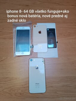 iPhone 8 – 64 GB 📱 | Nová batéria + nový displej Predám iPh - 2