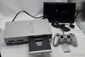 PlayStation 2 Silver SCPH-50004 / komplet príslušenstvo - 2