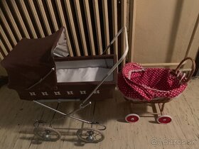 retro baby a Zuzky a kočík medveďe - 2