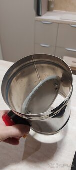 Elektricky ovládaná nerezova klapka 150mm - 2