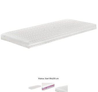 2x nový matrac s Flexifoam 90x200 - 2