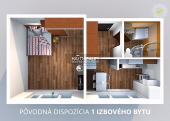 HALO reality - Predaj, jednoizbový byt Bratislava Petržalka, - 2