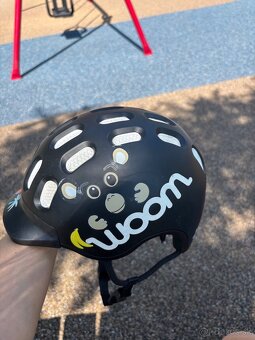 Prilba woom čierna , veľkosť s - 2