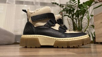 Detské dievčenské zimné topánky značky Rieker - 2