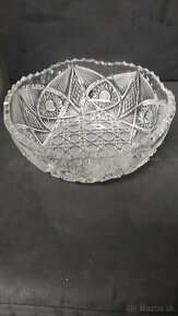 kryštálová brúsená misa priemerr 20cm - 2