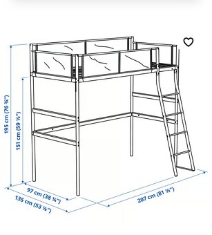 Detska vyvysena postel - 2