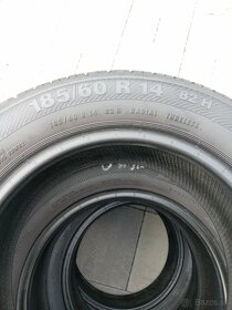 Predám 4x letne pneumatiky Barum 185 60 r14 - 2