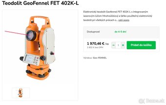 Teodolit GEO-FENNEL fet 402k-l - 2
