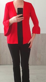 Nový červený kardigán v.L - 2