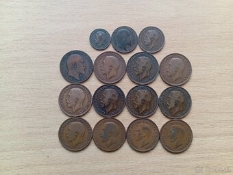 Britské staré mince 1 - 2