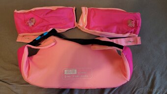 Detské plavecké rukávniky s pásom Tiswim 15-30 kg ružové - 2