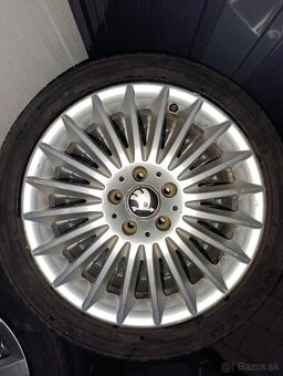 Disky Mercedes 5x112, R17 na škoda, audi, vw, seat + pneu - 2