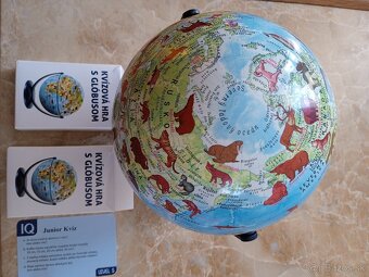 Kvizova hra s globusom použitá - 2