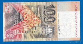 Slovenská bankovka 100 Sk bimilénium 1993 séria A UNC - 2
