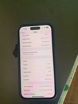 Predam iPhone 15 Pro 256GB black - 2