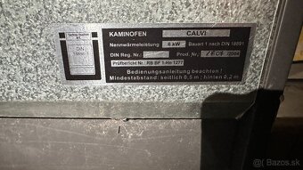 Predam krbove kachle značky Calvi nevyužité aj kominovodom. - 2