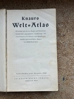 Knaurs Weltatlas 1938 - 2