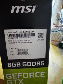 GeForce GTX 1660 6GB DDR5 - 2