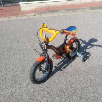 Detský bicykel 12 s kolieskami - 2
