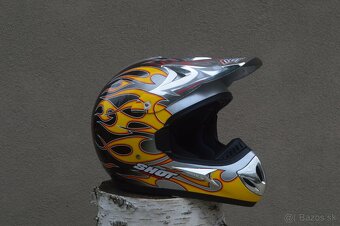 detská helma prilba okuliare shot pre štvorkolku pitbike - 2