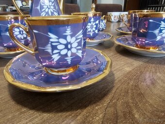 Kávová porcelánová suprava. - 2