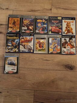 Predám konzolu PS2 slim+hry - 2