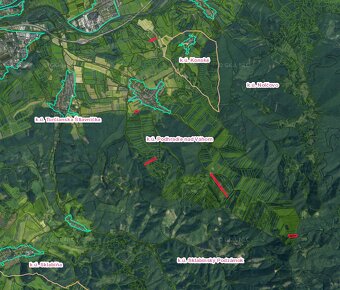 Podhradie (MT) – 19.000 m2 ORNÁ PÔDA a LES - 2