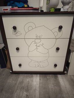 Skriňa a komoda s prebalovacím pultom - 2