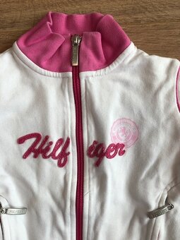 TOMMY HILFIGER - dámsky/dievčenský ružový bavlnený svetrík - 2