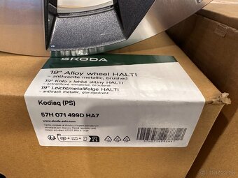 original alu Halti škoda kodiaq 2 r19 57H071499D - 2