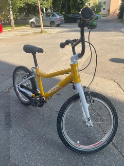 Bicykel Woom 3 so stojanom žltý - 2