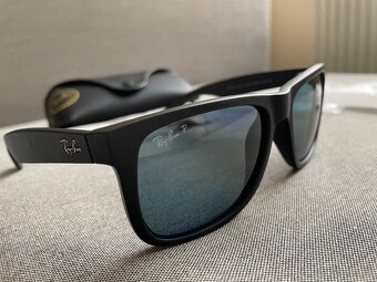Ray Ban Justin RB4165 622 Polarised Black mat - 2