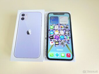 APPLE IPHONE 11 128GB PURPLE TOP STAV,ZDRAVIE BATERKY 100% - 2