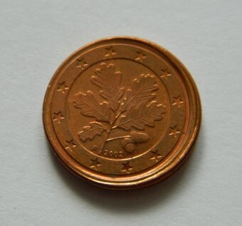 Predám 1 euro cent 2002 F Nemecko - chyborazba - 2