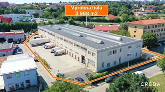 CREDA | prenájom výrobné/skladové priestory napojenie na R1, - 2