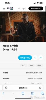 Nate Smith LIVE Action tour Brno 9.11.2025 19:30 - 2