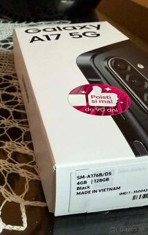 Samsung A17 5G, 4/128gb, nový - 2