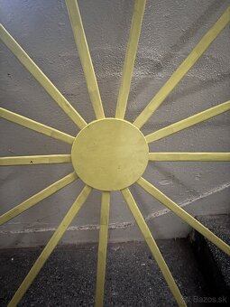 Drevené ozdobné slnko - 2