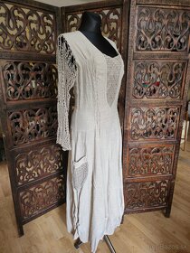 Ľanové originálne šaty - 2