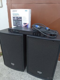 Kompletná aparatúra, bedne, zosilňovač, mix - 2